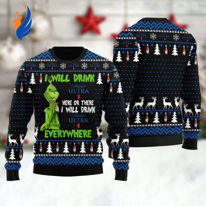 Get Festive with Michelob Ultra Grinches Ugly Sweater – Perfect for Any Holiday Gathering! Get Festive with Michelob Ultra Grinches Ugly Sweater – Perfect for Any Holiday Gathering!