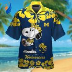 Michigan Wolverines & Snoopy Hawaiian Shirt #2 – Stylish and Fun Team Apparel for Wolverines Fans Michigan Wolverines & Snoopy Hawaiian Shirt #2 – Stylish and Fun Team Apparel for Wolverines Fans