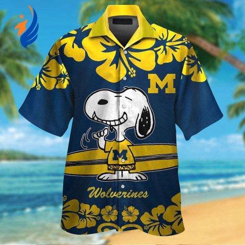 Michigan Wolverines & Snoopy Hawaiian Shirt: Stylish Fan Gear for Wolverines Enthusiasts! Michigan Wolverines & Snoopy Hawaiian Shirt: Stylish Fan Gear for Wolverines Enthusiasts!