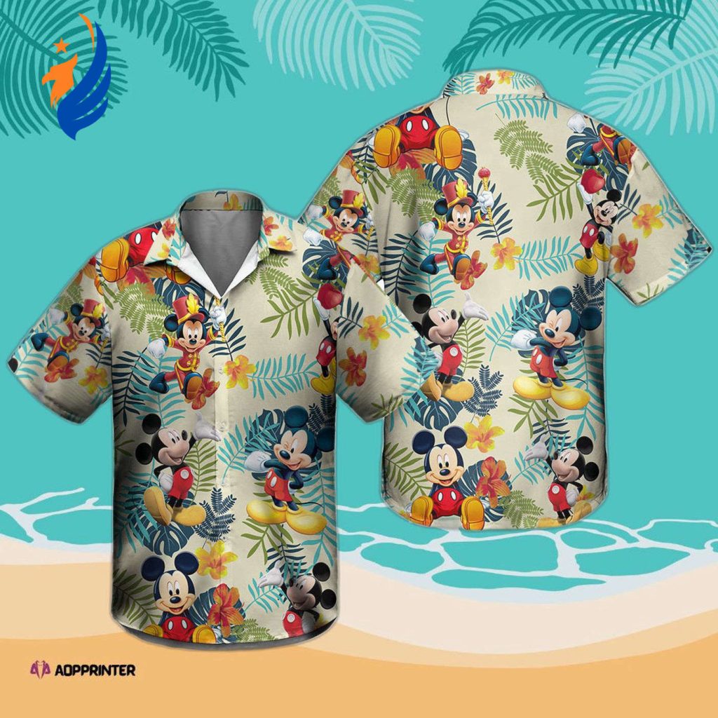 Mickey Aloha 3D Tropical Hawaiian Shirt – All Over Print for Summer Vacation Mickey Aloha 3D Tropical Hawaiian Shirt – All Over Print for Summer Vacation