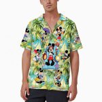 Experience the Magic of Disneyland with our Mickey Aloha Button Up Shirt – Perfect for Your Summer Disney Hawaiian Vacation!