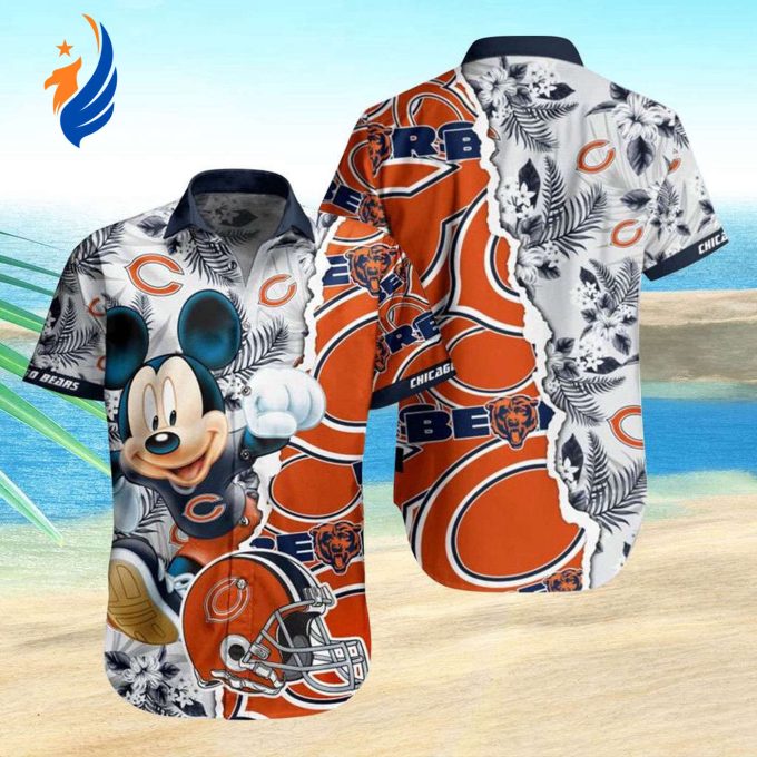 Chicago Bears Hawaiian Shirt – Mickey Aloha & Mouse Design Chicago Bears Hawaiian Shirt – Mickey Aloha & Mouse Design