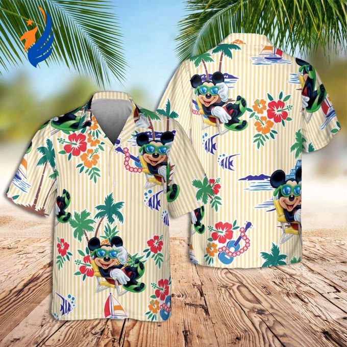 Mickey Aloha Shirt: Disney Hawaiian Shirt with Funny Mickey Mouse Design Mickey Aloha Shirt: Disney Hawaiian Shirt with Funny Mickey Mouse Design