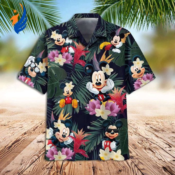 Disney Hawaiian Shirt: Stunning Mickey Aloha Shirt with Floral Summer Vibes! Disney Hawaiian Shirt: Stunning Mickey Aloha Shirt with Floral Summer Vibes!