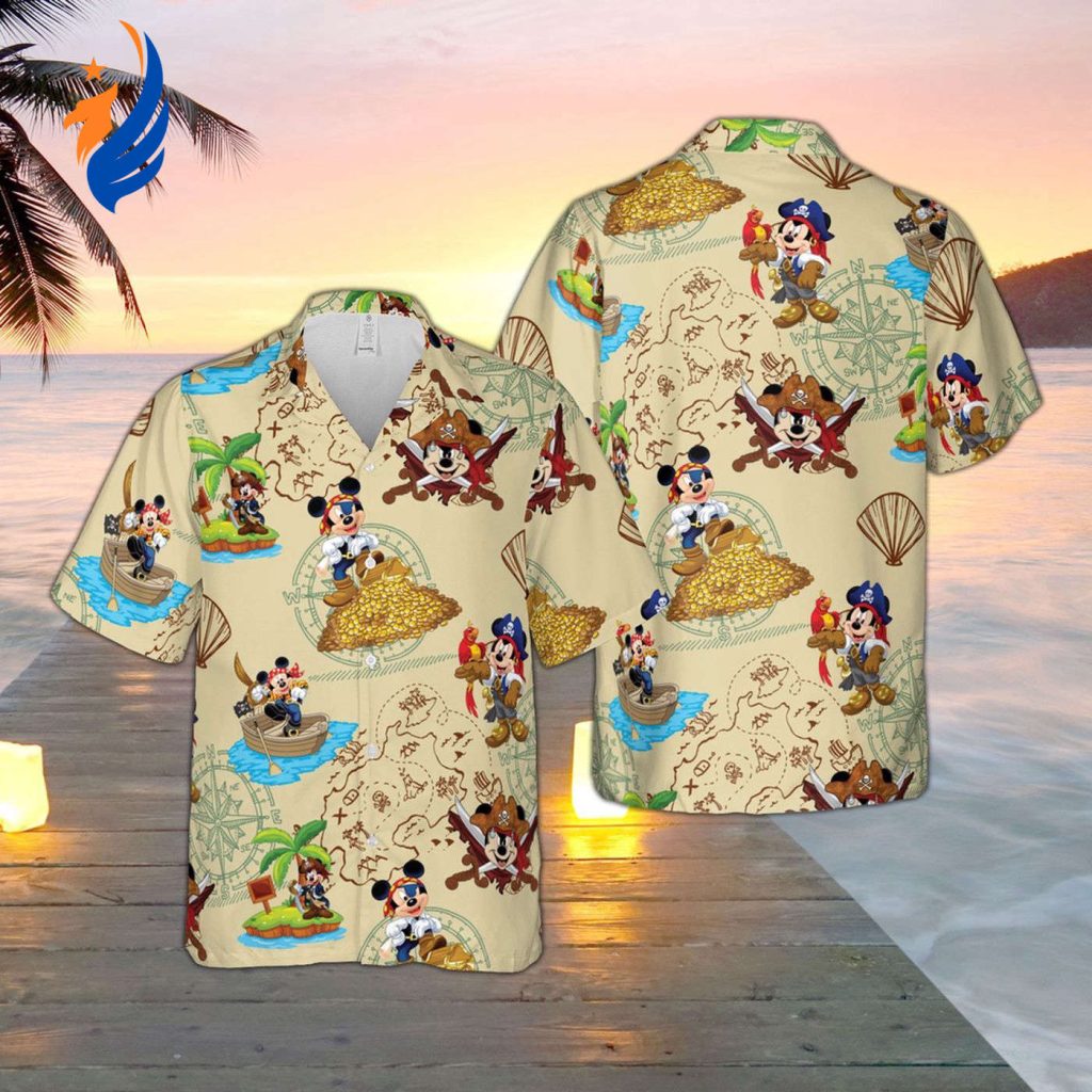 Disney Lover Pirates: Mickey Aloha Shirt – Hawaiian Style Mickey Mouse Attire Disney Lover Pirates: Mickey Aloha Shirt – Hawaiian Style Mickey Mouse Attire
