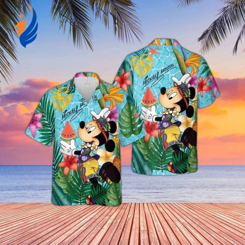 Mickey Aloha Shirt: Disney Hawaiian Vacation with Mickey Mouse - Fun & Stylish!