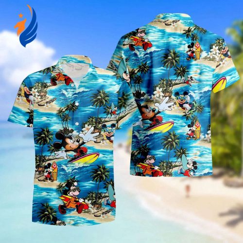 Mickey Aloha Shirt: Stylish Hawaiian Attire with Mickey Mouse Design