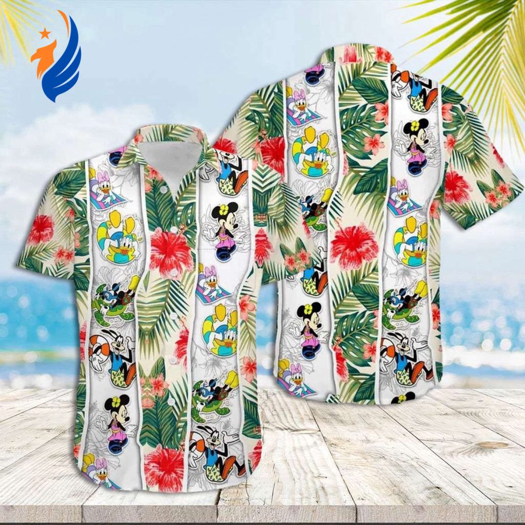 Disney Mickey Aloha Shirt – Hawaiian Style with Mickey Mouse & Friends Disney Mickey Aloha Shirt – Hawaiian Style with Mickey Mouse & Friends