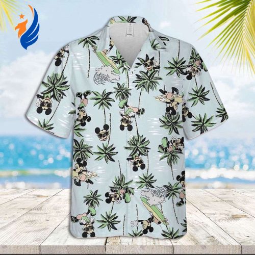 Mickey Aloha Shirt - Surfing Hawaiian Style with Mickey Mouse & Disney