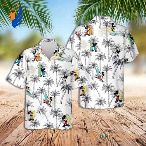 Beach-ready Mickey Aloha Shirt: Hawaiian Family Shirt Collection with Mickey Mouse - Best Hawaiian Shirts