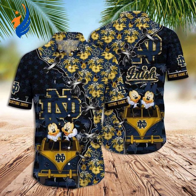 Mickey Mouse Aloha Shirt: Notre Dame Hawaiian Style for Disney Fans Mickey Mouse Aloha Shirt: Notre Dame Hawaiian Style for Disney Fans