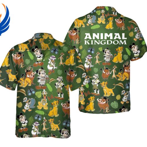 Mickey Hawaiian Shirt: Stylish Summer Beachwear for Men – Perfect Gift for Disney Fans Disneyland Family Summer Vacation: Mickey And Friends & Lion King Hawaiian Shirts - Safari Mode Outfits