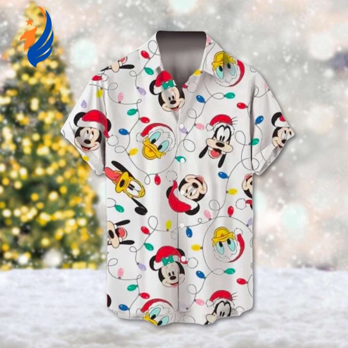 Christmas Hawaiian Shirt – Mickey & Friends Mickey Mouse & Minnie Donald Goofy Pluto Button Up – Xmas Gift Christmas Hawaiian Shirt – Mickey & Friends Mickey Mouse & Minnie Donald Goofy Pluto Button Up – Xmas Gift