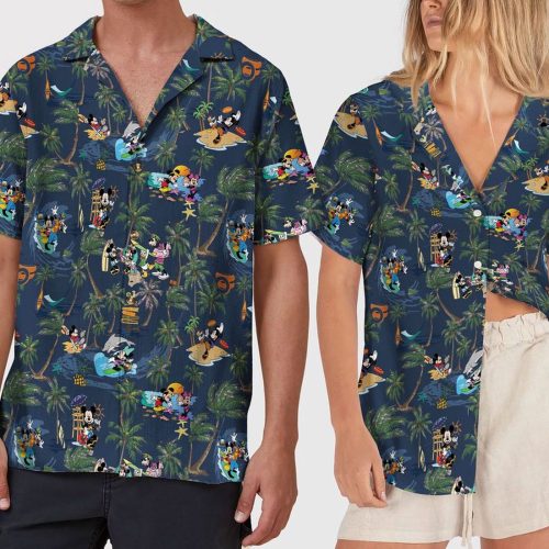 Mickey and Friends Hawaiian Shirt – Embrace the Aloha Spirit with Disneyland Hawaii Shirt