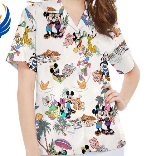 Disneyland Summer Family Vacation: Mickey and Friends Hawaiian Shirt – Fun Tropical Disney Hawaii Shirts for Mickey Minnie Donald and Daisy
