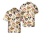 Mickey & Friends Hawaiian Shirt – Autumn Season Disney Trip Gift with Pumpkin & Thanksgiving Theme