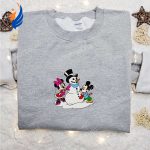 Mickey & Minnie Snowman Shirt & Disney Characters Hoodie: Perfect Christmas Gifts for Family Mickey & Minnie Snowman Shirt & Disney Characters Hoodie: Perfect Christmas Gifts for Family