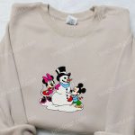 Mickey & Minnie Snowman Shirt & Disney Characters Hoodie: Perfect Christmas Gifts for Family Mickey & Minnie Snowman Shirt & Disney Characters Hoodie: Perfect Christmas Gifts for Family