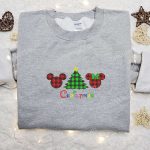 Disney Mickey & Minnie Christmas Shirt & Hoodie: Festive Plaid Embroidered Apparel Perfect Family Christmas Gifts Disney Mickey & Minnie Christmas Shirt & Hoodie: Festive Plaid Embroidered Apparel Perfect Family Christmas Gifts