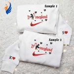 Magical Mickey and Minnie Disneyland Embroidered Couples Shirts – Perfect for Disney Lovers! Magical Mickey and Minnie Disneyland Embroidered Couples Shirts – Perfect for Disney Lovers!