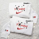 Magical Mickey and Minnie Disneyland Embroidered Couples Shirts – Perfect for Disney Lovers! Magical Mickey and Minnie Disneyland Embroidered Couples Shirts – Perfect for Disney Lovers!
