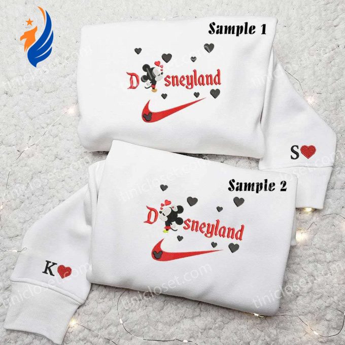 Magical Mickey and Minnie Disneyland Embroidered Couples Shirts – Perfect for Disney Lovers! Magical Mickey and Minnie Disneyland Embroidered Couples Shirts – Perfect for Disney Lovers!