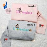 Disneyland Halloween Embroidered Couples Shirts: Mickey and Minnie Costumes for Spooky Fun! Disneyland Halloween Embroidered Couples Shirts: Mickey and Minnie Costumes for Spooky Fun!