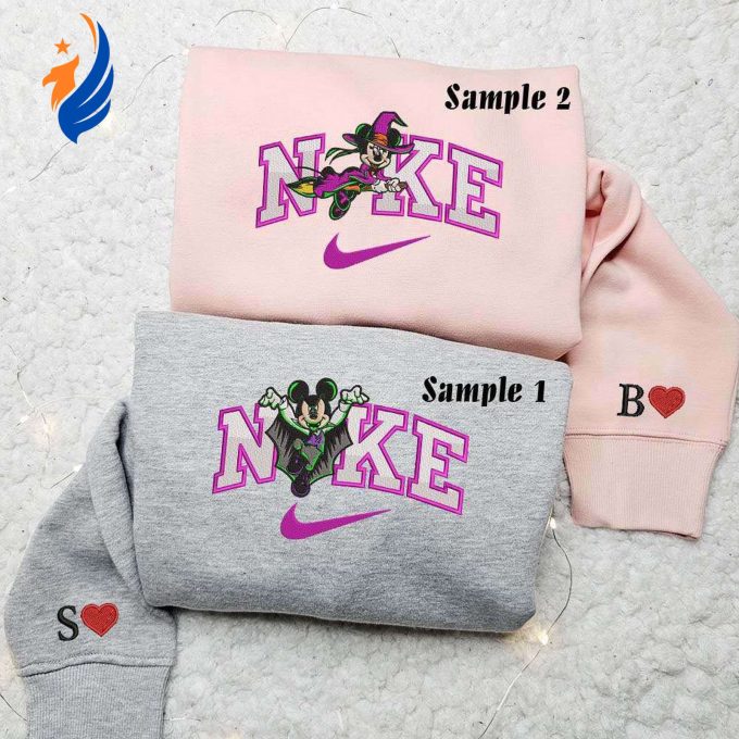 Mickey and Minnie Dracula and Witch Halloween Cosplay Shirts: Spooky Couples Costumes Mickey and Minnie Dracula and Witch Halloween Cosplay Shirts: Spooky Couples Costumes