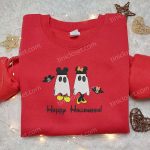 Mickey & Minnie Halloween Ghost Embroidered Hoodie: Best Disney Halloween Gift Ideas Mickey & Minnie Halloween Ghost Embroidered Hoodie: Best Disney Halloween Gift Ideas