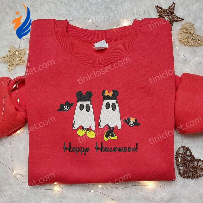 Mickey & Minnie Halloween Ghost Embroidered Hoodie: Best Disney Halloween Gift Ideas Mickey & Minnie Halloween Ghost Embroidered Hoodie: Best Disney Halloween Gift Ideas