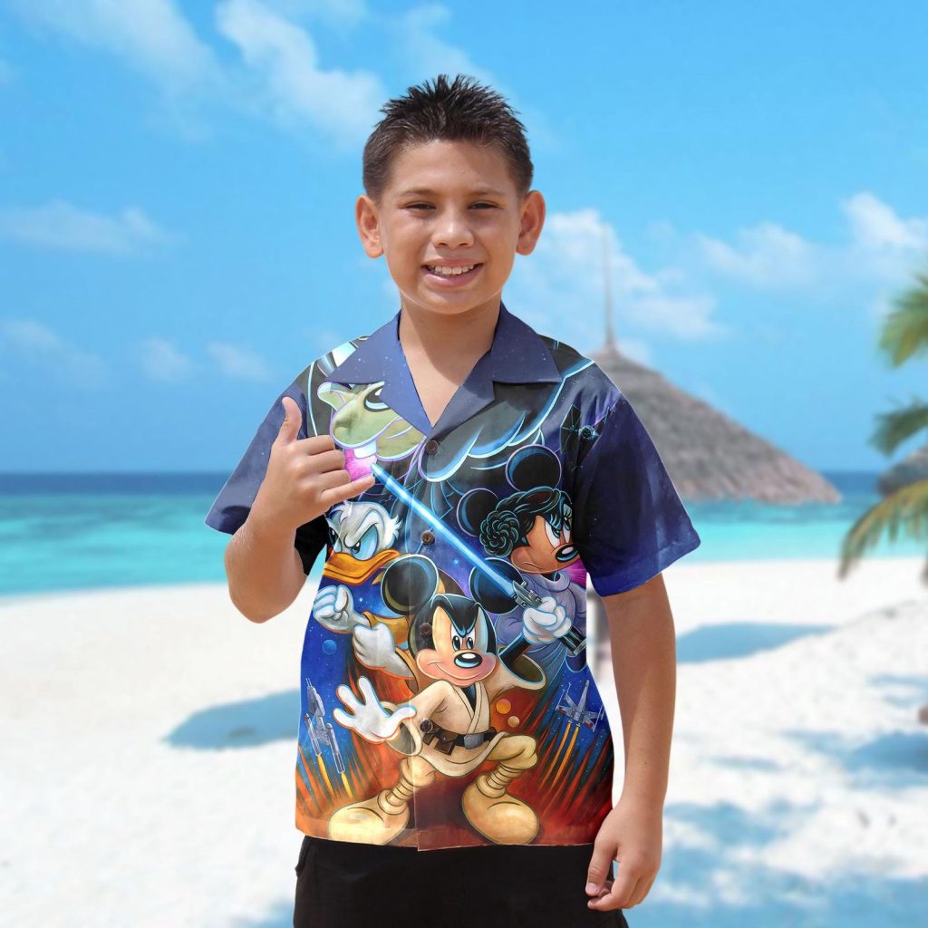 Mickey & Minnie Hawaiian Shirt: Funny Cartoon Button-Up for Summer Vacations & Donald Hawaii Gift Mickey & Minnie Hawaiian Shirt: Funny Cartoon Button-Up for Summer Vacations & Donald Hawaii Gift