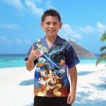 Mickey & Minnie Hawaiian Shirt: Funny Cartoon Button-Up for Summer Vacations & Donald Hawaii Gift Mickey & Minnie Hawaiian Shirt: Funny Cartoon Button-Up for Summer Vacations & Donald Hawaii Gift
