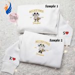 Mickey and Minnie Halloween Ghost Embroidered Couples Shirts – Spooktacular Costume for Couples! Mickey and Minnie Halloween Ghost Embroidered Couples Shirts – Spooktacular Costume for Couples!