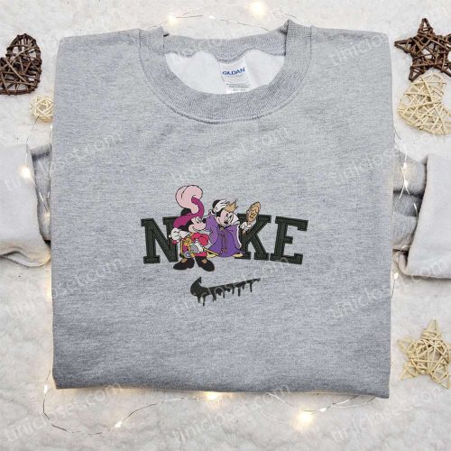 Mickey & Minnie Masquerade x Nike Embroidered Sweatshirt: Halloween Gift Idea