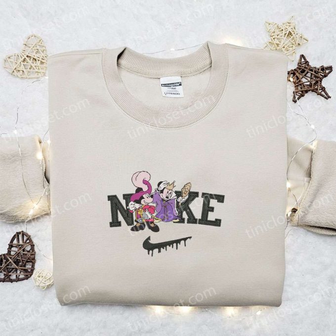 Mickey & Minnie Masquerade x Nike Embroidered Sweatshirt: Halloween Gift Idea