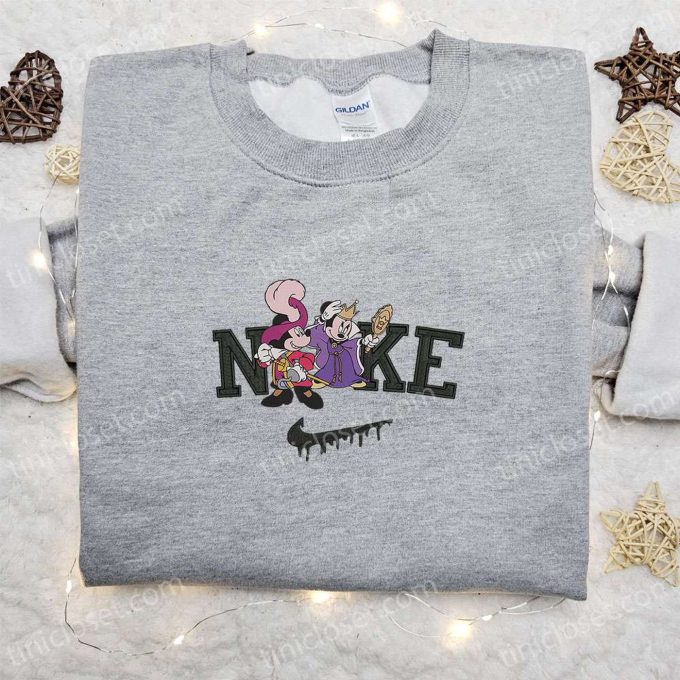Mickey & Minnie Masquerade x Nike Embroidered Sweatshirt: Halloween Gift Ideas