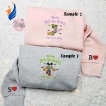 Mickey & Minnie Halloween Party Embroidered Couples Shirts: Not So Scary Fun!