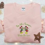 Disney Mickey & Minnie Embroidered Shirt & Hoodie: Tis the Season Christmas Characters Apparel