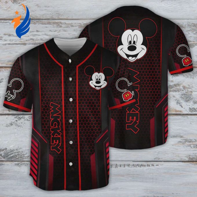 Play ball with style! Mickey Baseball Jersey – NQB: Premium Disney Apparel for Sports Enthusiasts Play ball with style! Mickey Baseball Jersey – NQB: Premium Disney Apparel for Sports Enthusiasts