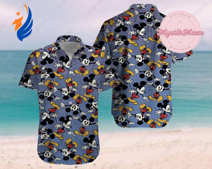 Mickey Button Up Hawaiian Shirt – Tropical Disney Summer Style Mickey Button Up Hawaiian Shirt – Tropical Disney Summer Style