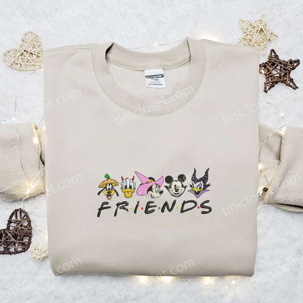 Mickey Cosplay Team Halloween Shirt: Embroidered Fun for Disney Lovers! Mickey Cosplay Team Halloween Shirt: Embroidered Fun for Disney Lovers!