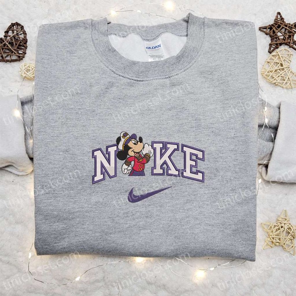 Disney Characters Embroidered Shirt & Hoodie Mickey Cruise Trip x Nike Design Disney Characters Embroidered Shirt & Hoodie Mickey Cruise Trip x Nike Design