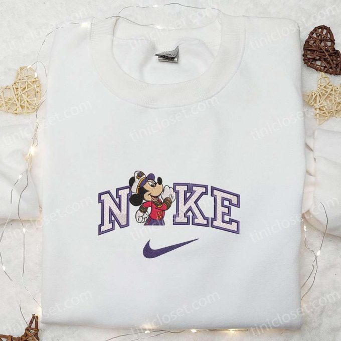 Disney Characters Embroidered Shirt & Hoodie Mickey Cruise Trip x Nike Design