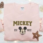Disney Characters Embroidered Hoodie & Mickey Est 1932 Embroidered Shirt: Best Gift Ideas Disney Characters Embroidered Hoodie & Mickey Est 1932 Embroidered Shirt: Best Gift Ideas