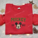 Mickey Est 1932 Embroidered Shirt & Disney Characters Hoodie: Best Gift Ideas for Disney Fans! Mickey Est 1932 Embroidered Shirt & Disney Characters Hoodie: Best Gift Ideas for Disney Fans!