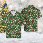 Mickey & Friends Christmas Hawaiian Shirt: Festive Button-Up with Magic Kingdom Vibes!