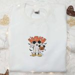 Spooky Mickey Ghost Pumpkin Sweatshirt: Disney Characters Embroidered Shirt Best Halloween Gift Ideas Spooky Mickey Ghost Pumpkin Sweatshirt: Disney Characters Embroidered Shirt Best Halloween Gift Ideas