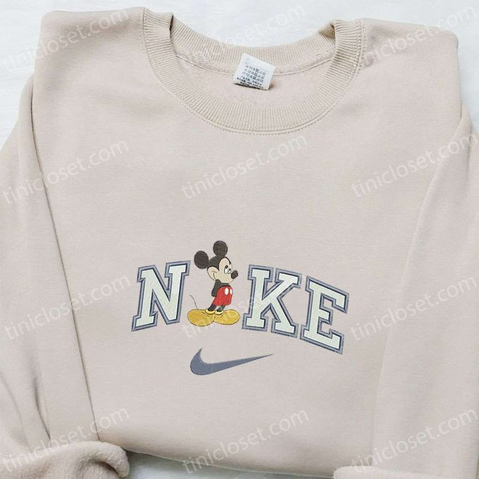 Exclusive Mickey Glance x Nike Embroidered Shirt & Disney Characters Hoodie – Perfect Gift Ideas