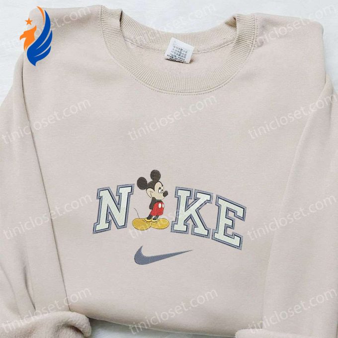 Exclusive Mickey Glance x Nike Embroidered Shirt & Disney Characters Hoodie – Perfect Gift Ideas