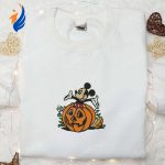 Mickey Halloween Pumpkin Embroidered Shirt Disney s Best Halloween Gifts for Family Mickey Halloween Pumpkin Embroidered Shirt Disney s Best Halloween Gifts for Family